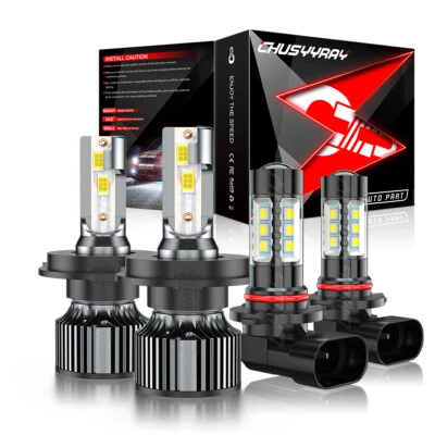 Kit combinado de bombillas antiniebla de haz alto bajo LED para Kia Rio 2016-2020 Foto 1 de 4