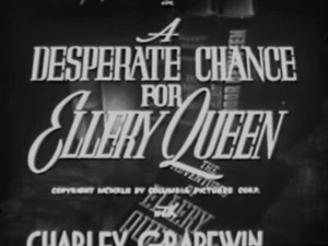 A DESPERATE CHANCE FOR ELLERY QUEEN (1942) DVD WILLIAM GARGAN, MARGARET LINDSAY - Picture 1 of 1
