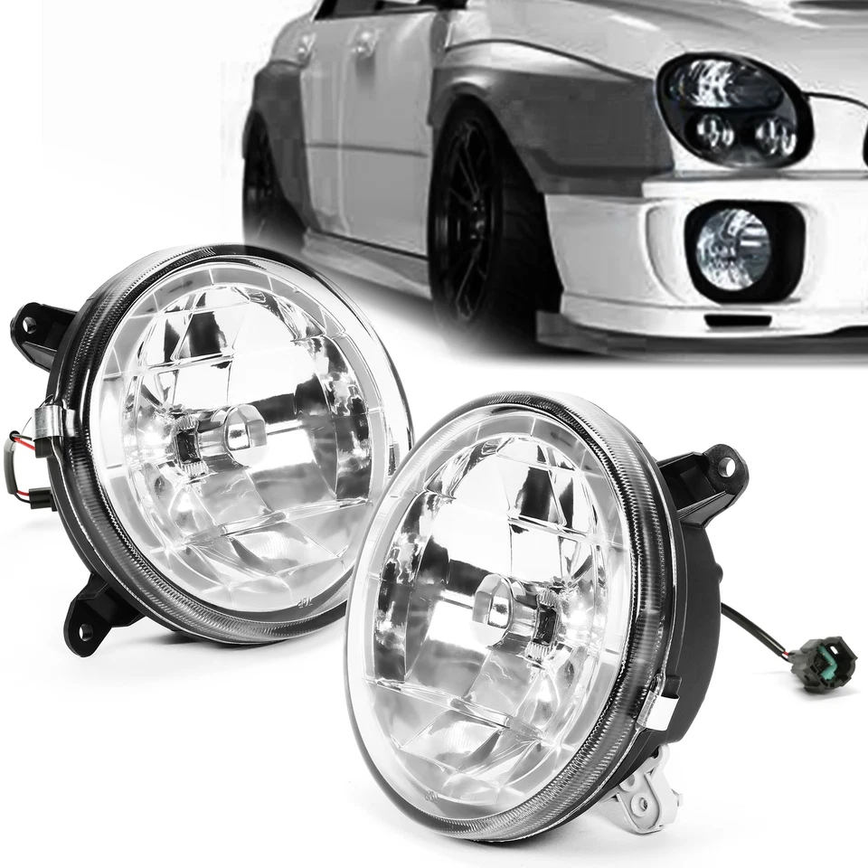 Juego de faros antiniebla delanteros con bombilla para 02-03 Subaru Impreza SU2593106 SU2592106 Foto 1 de 4