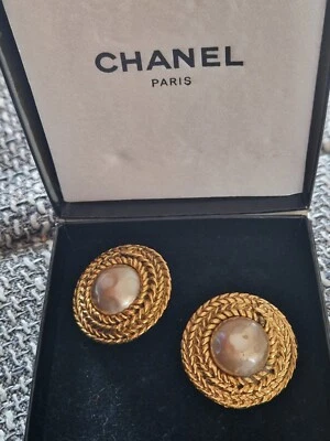 Authentischer Chanel Vintage Ohrclips  - Bild 1 von 4