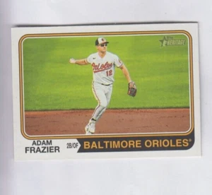 (10) Adam Frazier 2023 TOPPS HERITAGE HIGH NUMBER CARD LOT #555 ORIOLES - Picture 1 of 1