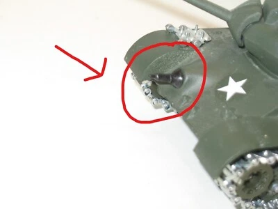 Solido, Ambiente Originale, 1 Mitragliatrice Da Cassa per Char Patton Militare - Immagine 1 di 3