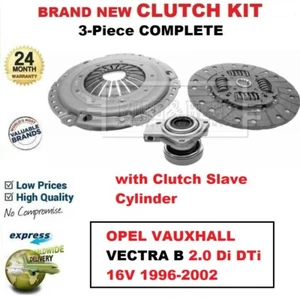 PARA OPEL VAUXHALL VECTRA B 2.0 Di DTi 16V 1996-2002 NUEVO KIT EMBRAGUE 3 PIEZAS con CSC - Imagen 1 de 1