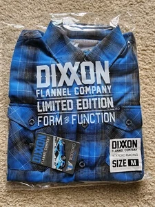 Dixxon Flanell TICKFORD RACING Flanell. Herren Medium - Neu In Tasche Mit Etikett  - Bild 1 von 8