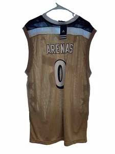 Gilbert Arenas Washington Wizards NBA Jersey Men L Gold New With Tags #0 Agent 0 - Picture 1 of 14
