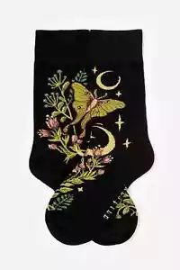 Restyle Gothic Sock - Wild Garden - Gothic Cottagecore Socks - Picture 1 of 5
