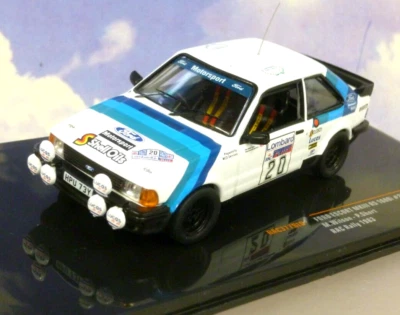 IXO 1/43 FORD ESCORT MK3 MKIII RS 1600i #22 RAC RALLY 1983 WALKER/MORGAN RAC376 - Image 1 of 4