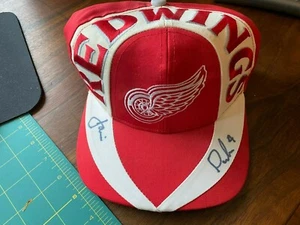 Signed Autographed hat, JAMIE PUSHER Auto Detroit Red Wings Hat-New Tags w/coa - Picture 1 of 3