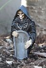 3 Inch + Grim Reaper w Headstone Custom Miniature 1/24 Scale Half Scale Diorama 