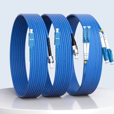 40M~120M 2 cores LC-LC/FC/SC/ST Single-Mode Armored Duplex Fiber Optic Cable‌ - Image 1 of 4