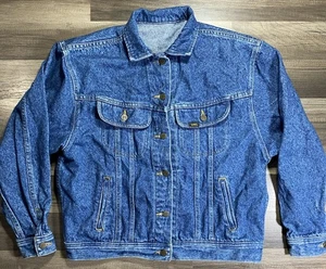 Vintage Jeansjacke Damen Lee 90’s Blau Baumwolle Größe M Trucker Style - Bild 1 von 5