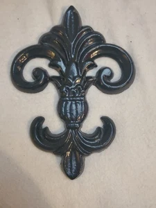 Fleur de Lis, Wall Plaque, Tuscan, Medieval, French Country, New Orleans, Saints - Picture 1 of 4