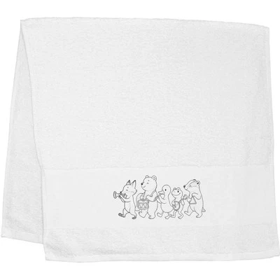 Toalla de mano/invitada 'Musical Animal Parade' (TL00080039) Foto 1 de 2