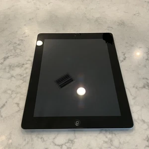 Apple iPad 2nd Generation 16GB Wi-Fi A1395 Black and silver with charging cord - Picture 1 of 3