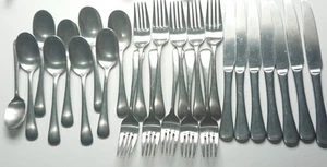 Oneida Chandler Brushed Flatware Lot 26 Pc - Picture 1 of 3