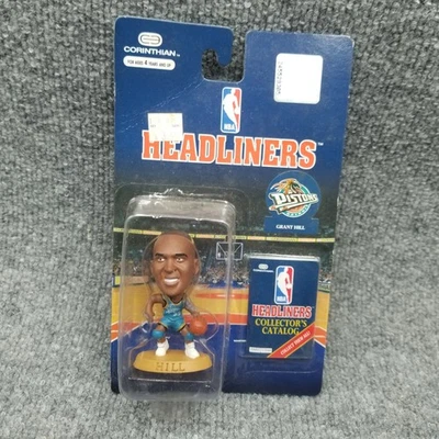 Figura de acción Corinthian Headliners Grant Hill Detroit Pistons 1996 nueva en paquete Foto 1 de 4