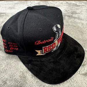 De colección Starter Detroit Red Wings Tradición ganadora Logo Grande Gamuza Correa Raro - Imagen 1 de 10