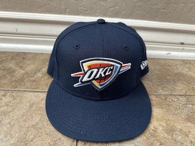Oklahoma City Thunder Hat New Era 9fifty SnapBack Adjustable Blue NBA - Image 1 of 4