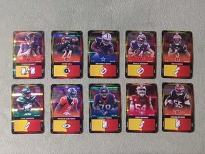 10 UNO ELITE HOLO FOIL CARDS NM 2024 NFL CORE YELLOW RED TYSON BAGENT VONN BELL - Bild 1 von 11