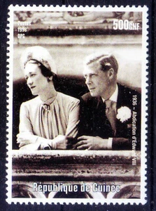 Guinea 1998 MNH, 1936 Abdication, Edward VIII,  Wallis Simpson  [Ts] - Picture 1 of 1