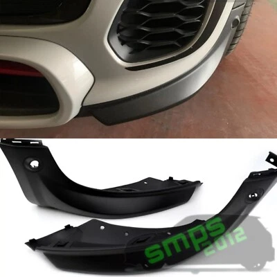 Gen 3 F56 Mini Cooper S, JCW FRONT Pro Corner Splitters with PDC hole - Image 1 of 4