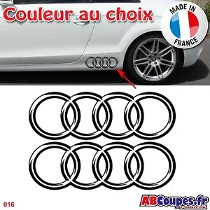 Stickers Bas de caisse Audi - Autocollants A1 A2 A3 A4 A5 A6 A7 A Q3 Q5 Q7 R8 TT - Imagen 1 de 5