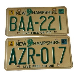 New Hampshire License Plates Mancave Garage Collector - Picture 1 of 2