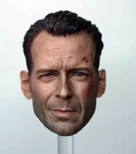 Bruce Willis Head Sculpt John McClane Live Free or Die Hard Bashing F 1/6 Toys - Picture 1 of 8