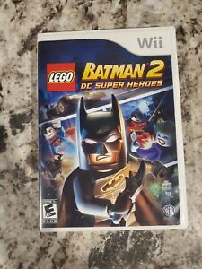LEGO Batman 2: DC Super Heroes (Nintendo Wii, 2012) complete Instruction Manual