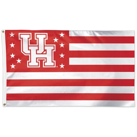 WinCraft Houston Cougars 3' x 5' Stars & Stripes One-Sided Flag Cover