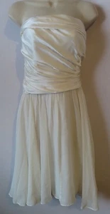 NWT $195 Suzi Chin Maggy Boutique Dress – Size 8 Strapless Cocktail Formal - Picture 1 of 8