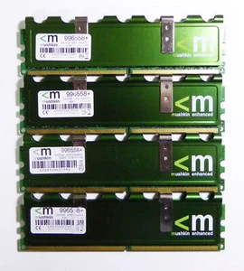 Mushkin Enhanced 8GB (4 x 2GB) DDR2 800 (PC2 6400) 996558+ (inkl.MwSt/VAT) - Bild 1 von 1