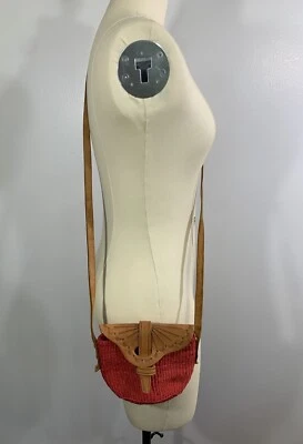 Bandolera de sisal de cuero tejido africano  Foto 1 de 4