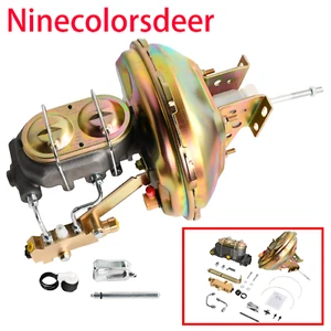 11"Power Brake Booster Master Cylinder Disc Drum Kit for 1964-72 GM A F X Body - Picture 1 of 6