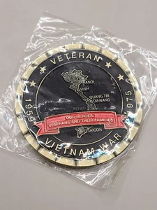 Vietnam War Veteran 1959-1975 Remembrance Day BOEING 11-11-11 Challenge Coin 2" - Picture 1 of 6
