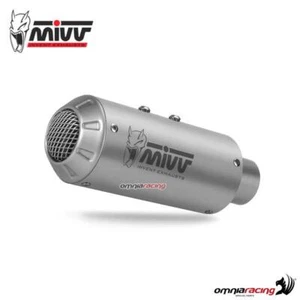 Mivv exhaust slip-on MK3 racing steel Ducati Monster 821/1200 2018-2020 - Picture 1 of 10