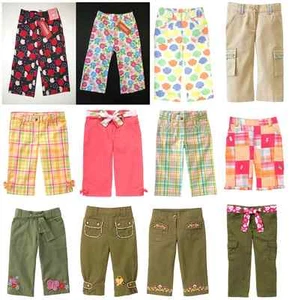 NW Vintage Gymboree girl spring summer school rainbow capris cropped capri pants - Picture 1 of 10