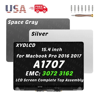 LCD Display Screen fit MacBook Pro Retina 15 A1707 MLW72LL/A MLW82LL/A MLW92LL/A - Image 1 of 4