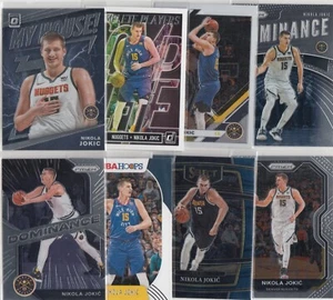 2019 2020 2021 NIKOLA JOKIC DENVER NUGGETS 8CT LOT INSERTS NO DUPS FREE SHIP MW - Picture 1 of 1
