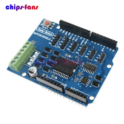 L298P Shield R3 DC Motor Driver Module 2A H-Bridge 2 way For Arduino UNO 2560 - Image 1 of 4