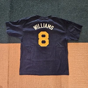 Deron Williams Adidas Utah Jazz Adult T-Shirt Small Blue Graphic SS crew K7a - Picture 1 of 11