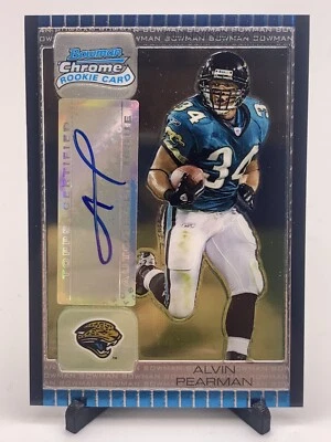 2005 Bowman Chrome Alvin Pearman Autograph Rookie Card #239 Auto Jaguars - Image 1 of 4