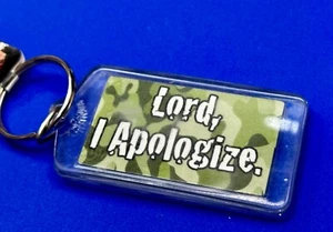 Larry The Cable Guy Souvenir Git R Done Lord I Apologize Nos Keychain - Picture 1 of 18