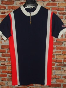 EROICA CAMISETA SHIRT MAILLOT BICI CICLISMO ANTIGUO 70'S ACRÍLICO - Imagen 1 de 2