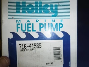 Holley Marine Fuel Pump 716-41565 - Picture 1 of 7