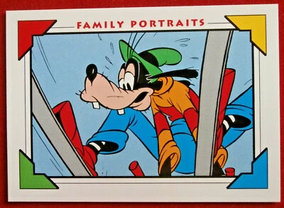 Disney COLLECTOR CARDS - Card #146 - THE ART OF SKIING - GOOFY - IMPEL 1991 - Image 1 of 2