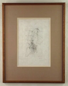 Hans Bellmer 1967 Kupferstich signiert und gerahmt - Bild 1 von 3