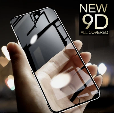 Full Cover For iPhone  13 PRO MAX 14 13 11 12 XR 7 Gorilla Tempered Glass Phone - Image 1 of 4