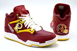 VNDS Custom Reebok Pump Omni Lite "Redskins" Rare Retro Maroon/Yellow sz 13 - Picture 1 of 7