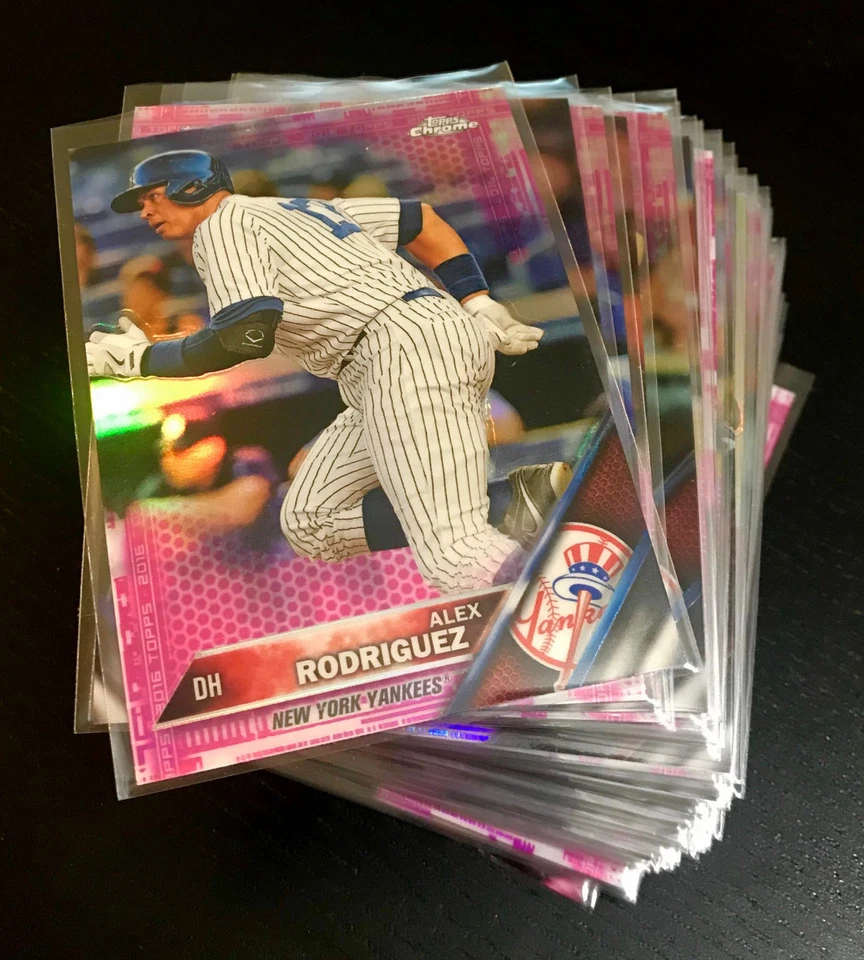 2016 Topps Chrome PINK REFRACTORS Parallels - Take Your Pick! - Image 1 of 1